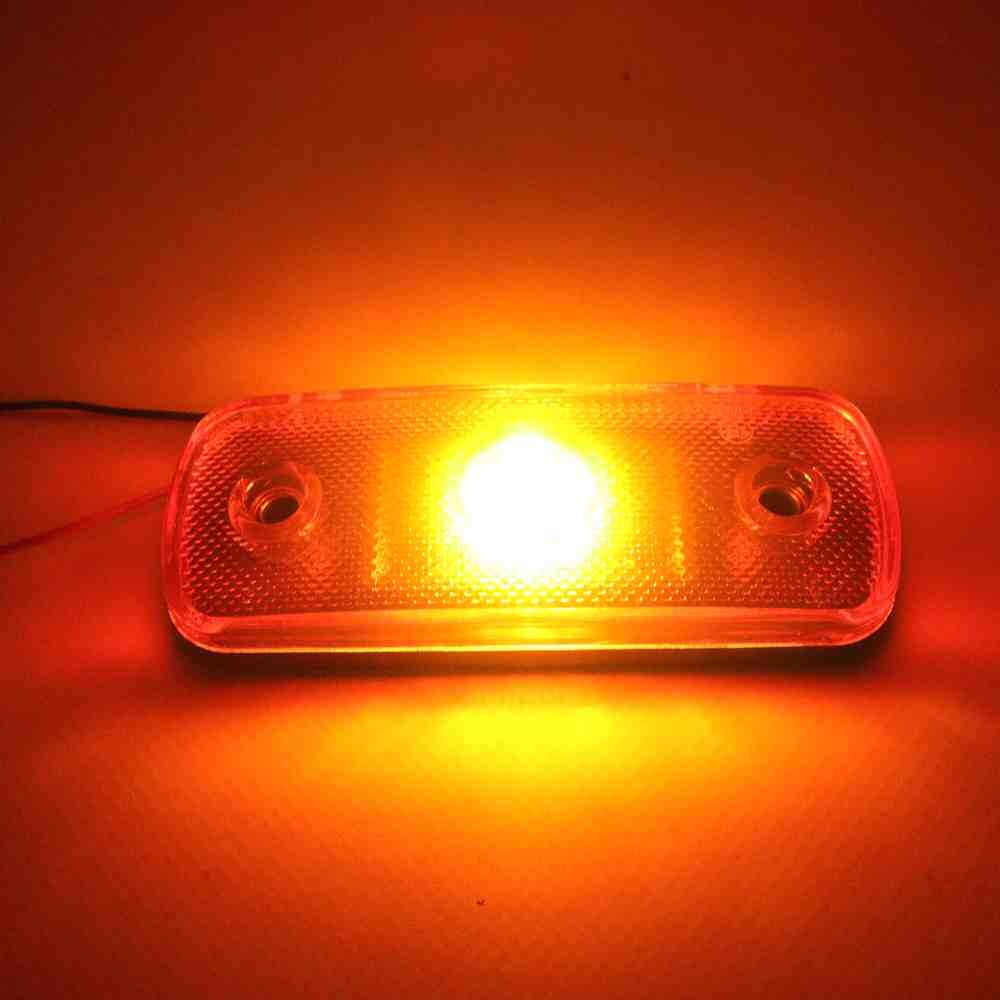 Фонарь габаритный LED 6 желтый 12-24V