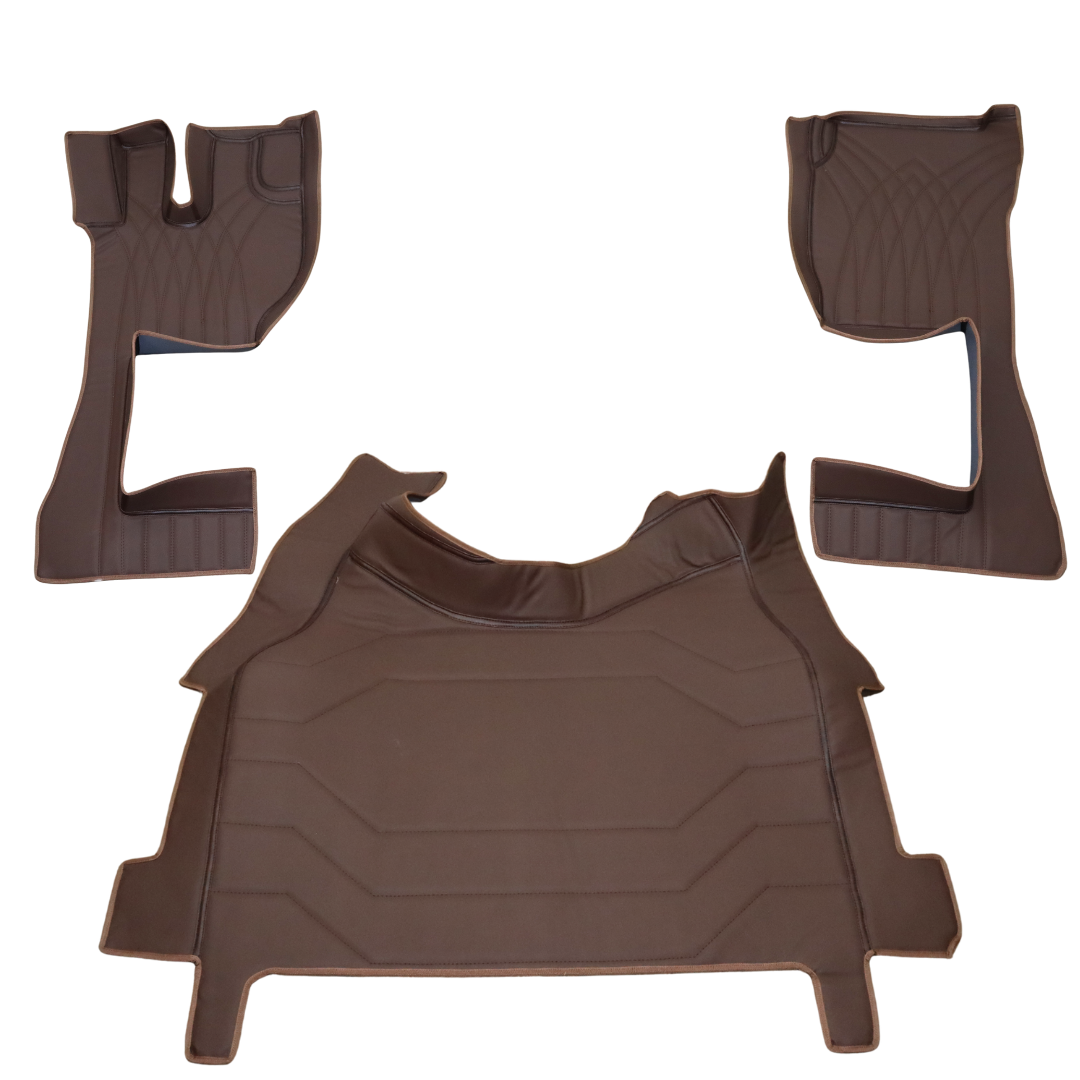 Коврик 3D Экокожа VOLVO FH 2003-2013; АКПП,коричневый, Коврик 3D Экокожа VOLVO FH 2003-2013; АКПП,коричневый,