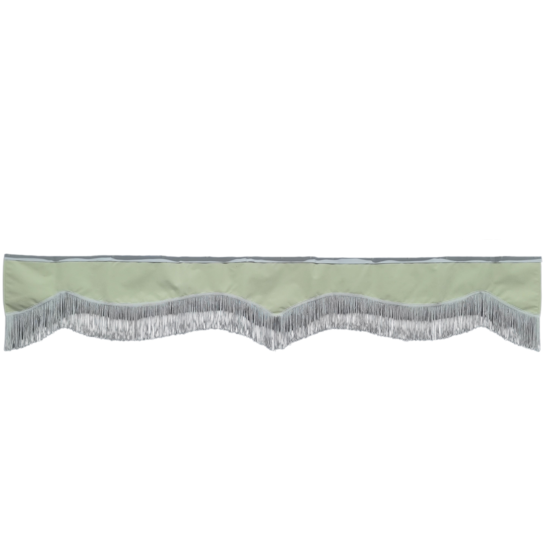 Шторка Рогожка "Double-Sided" лоб + косинки бежева 2-х стороння Шторка Рогожка "Double-Sided" лоб + косинки бежева 2-х стороння