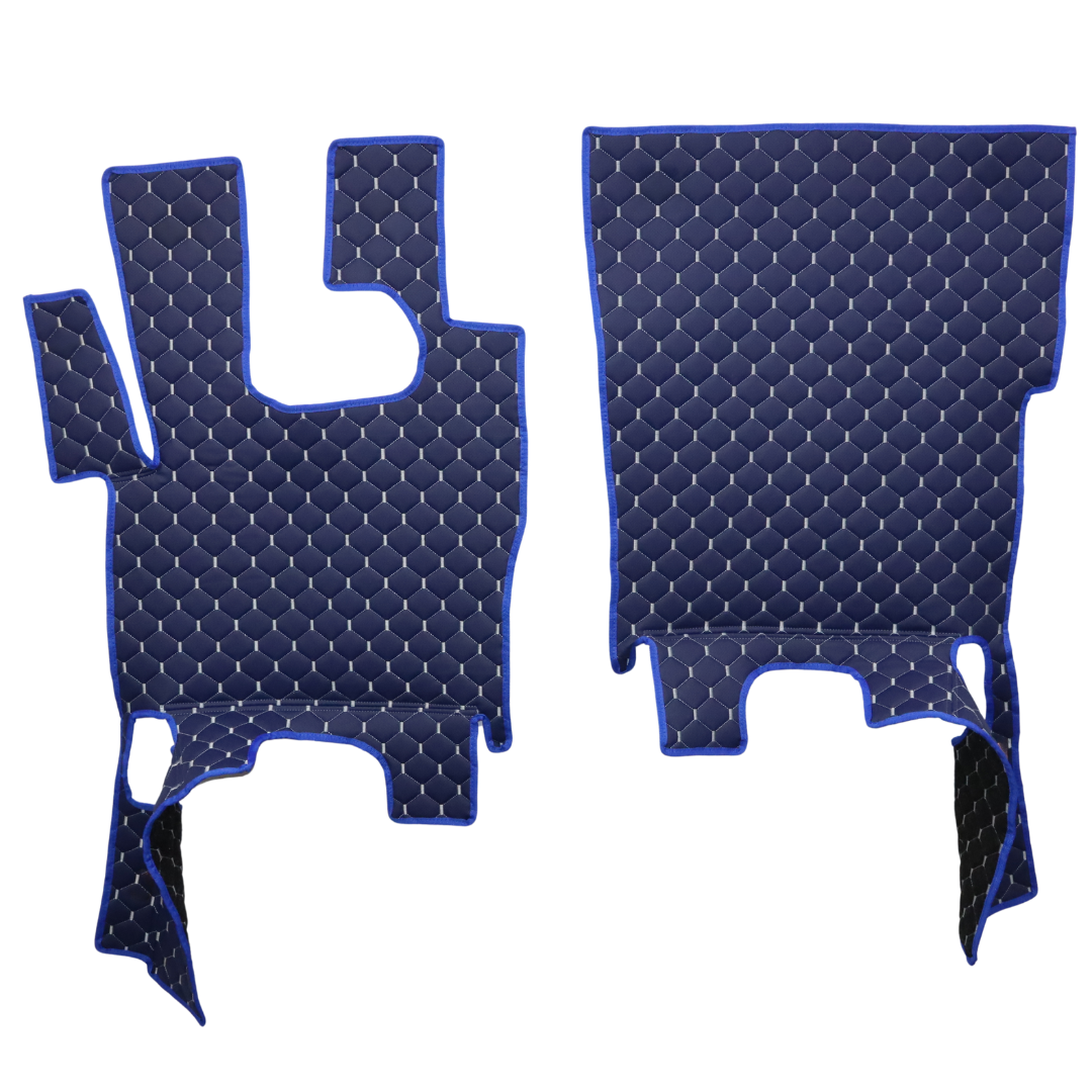 Коврик Экокожа DAF XF105 2005-2013; АКПП, синий перфорация, АСП Коврик Экокожа DAF XF105 2005-2013; АКПП, синий перфорация, АСП