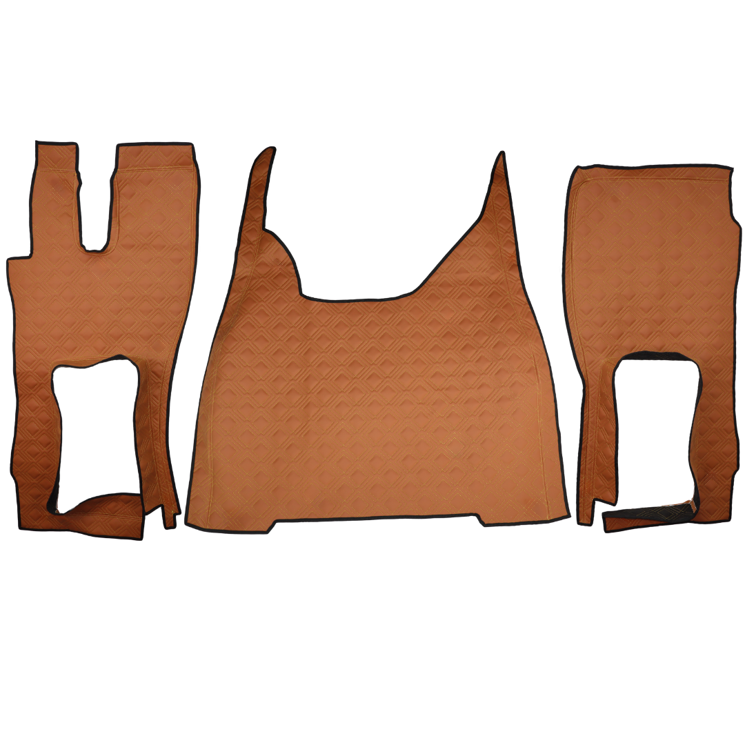 Килимок Екошкіра FORD F-MAX з 2015 року; коричневий Килимок Екошкіра FORD F-MAX з 2015 року; коричневий