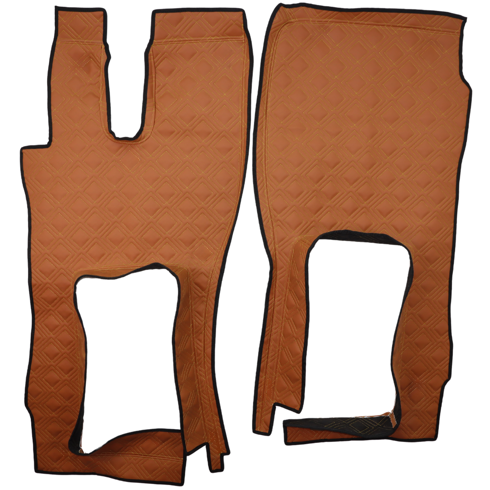 Килимок Екошкіра FORD F-MAX з 2015 року; коричневий Килимок Екошкіра FORD F-MAX з 2015 року; коричневий