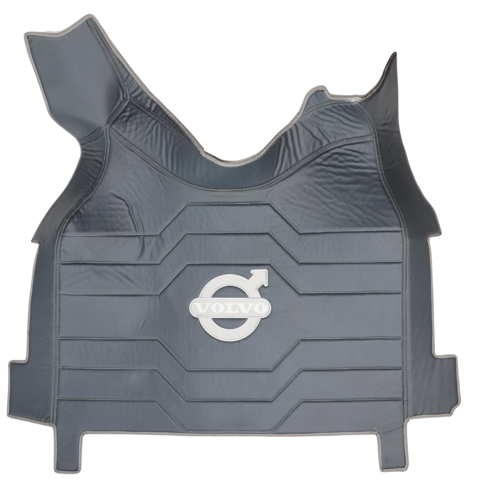 Коврик 3D Экокожа VOLVO FH 2003-2013; АКПП, серый