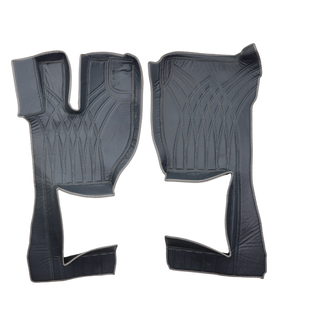 Коврик 3D Экокожа VOLVO FH 2003-2013; АКПП, серый