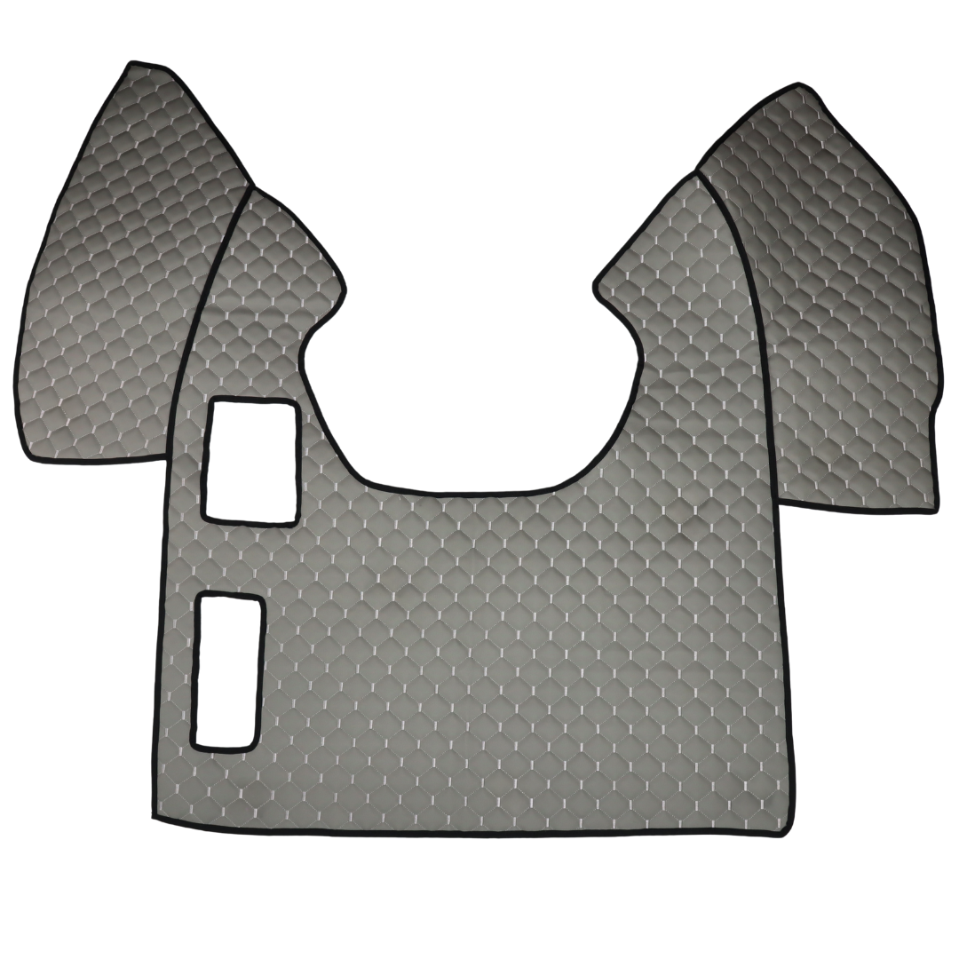 Килимок Екошкіра DAF XF95 1997-2005; МКПП, сірий, АСП Килимок Екошкіра DAF XF95 1997-2005; МКПП, сірий, АСП