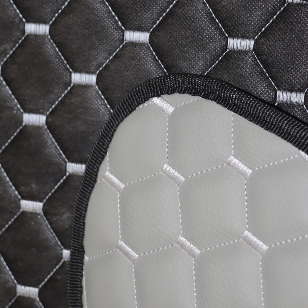 Килимок Екошкіра DAF XF95 1997-2005; МКПП, сірий, АСП Килимок Екошкіра DAF XF95 1997-2005; МКПП, сірий, АСП