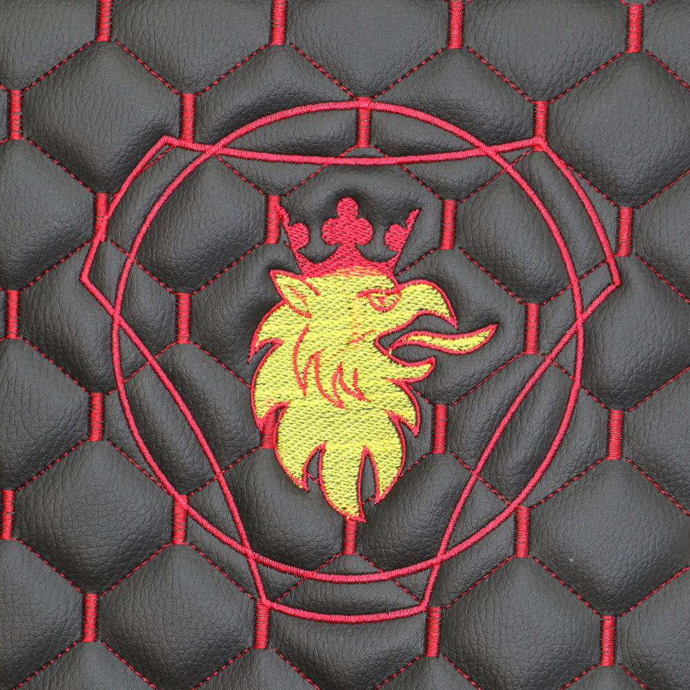 Чехол на сиденья KLF UK SCANIA R,G,P,S (2014-...) водит. монолит - пасс. складное, серый