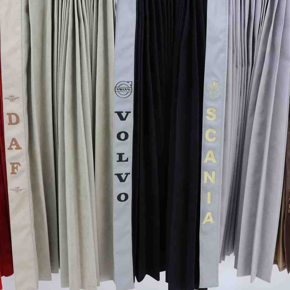 Шторы Рогожка "Bow Folds" DAF ночные черные