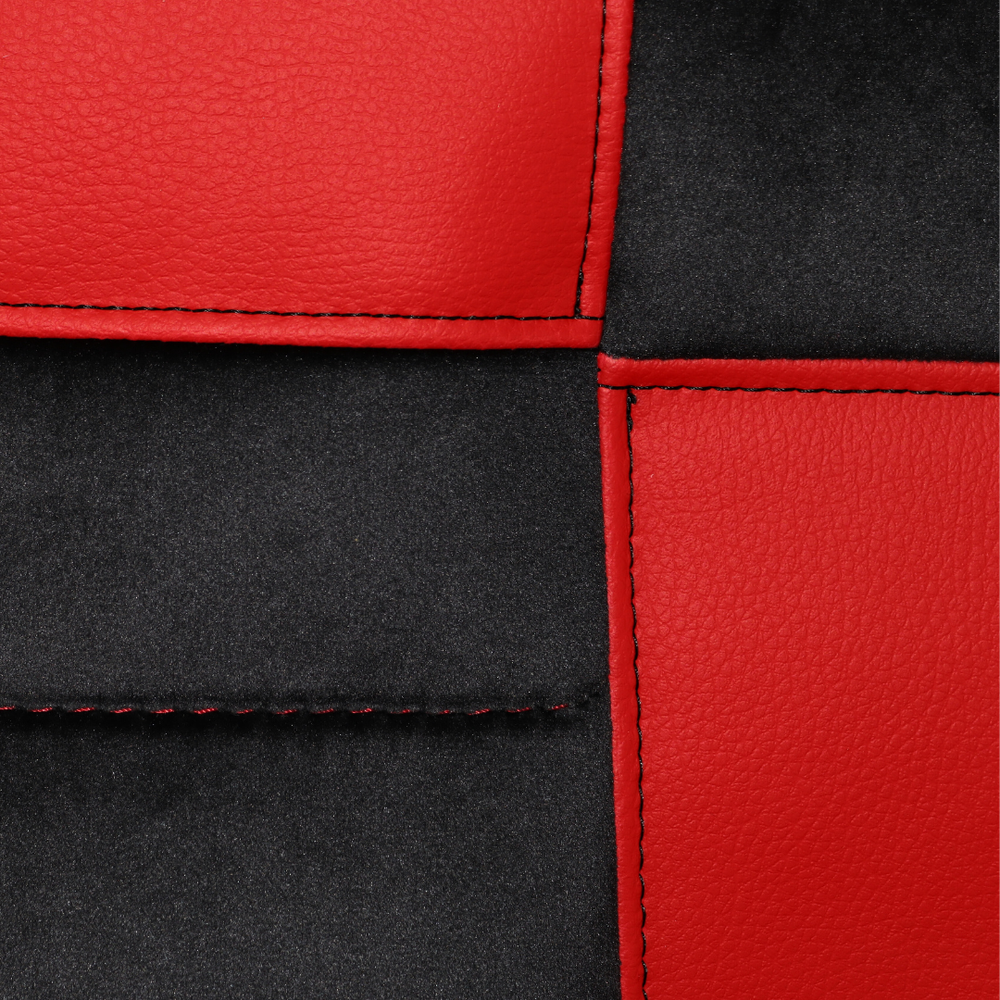 Чохол на сидіння Chess VOLVO FH FM (2014-...) (чорний велюр - червона шкіра) Чохол на сидіння Chess VOLVO FH FM (2014-...) (чорний велюр - червона шкіра)