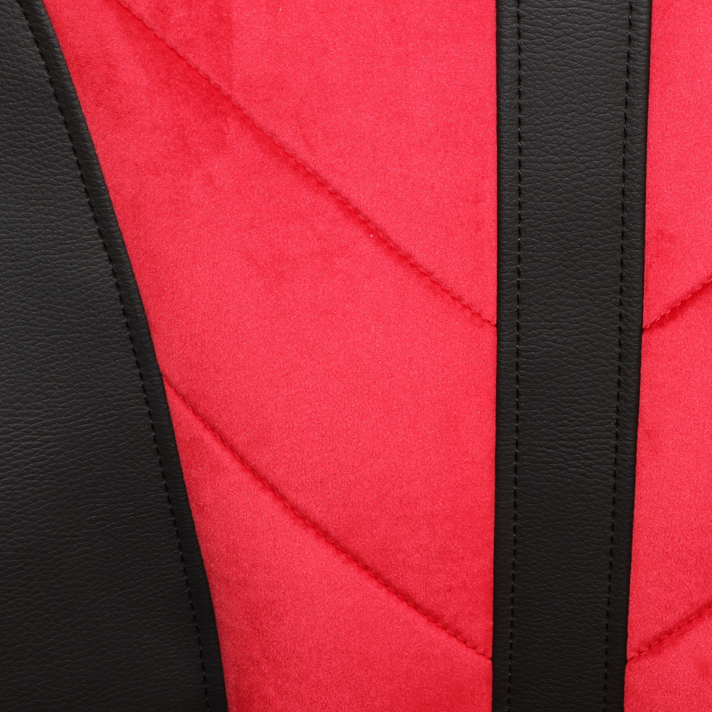 Чехол на сиденья Enterprise DAF XF105 106 XG CF85 LF (2013-2024) (кожа черная - велюр красный) Чехол на сиденья Enterprise DAF XF105 106 XG CF85 LF (2013-2024) (кожа черная - велюр красный)