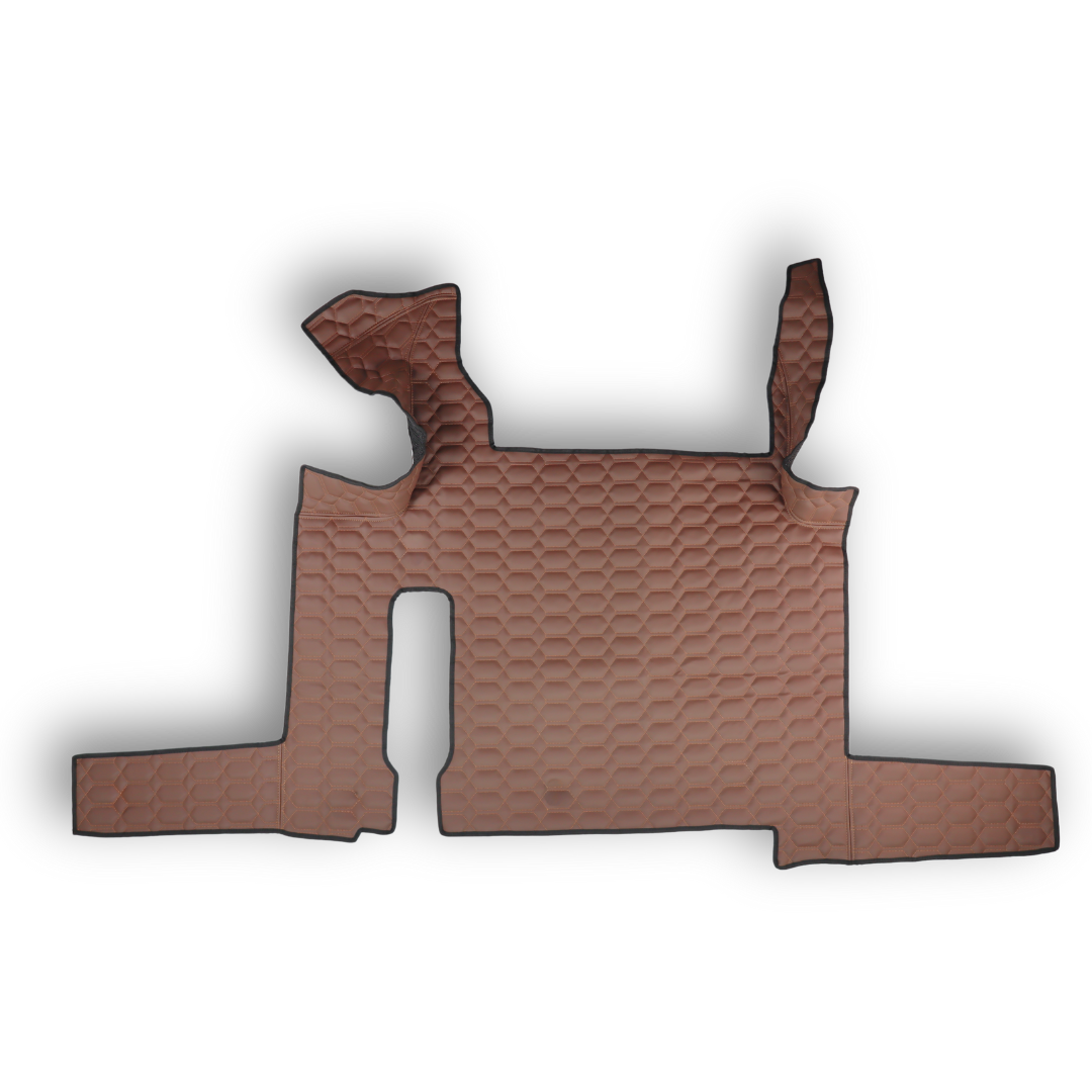 Килимок Екошкіра MAN TGX 2018-2020; 2ящ., АКПП, коричневий, АСП