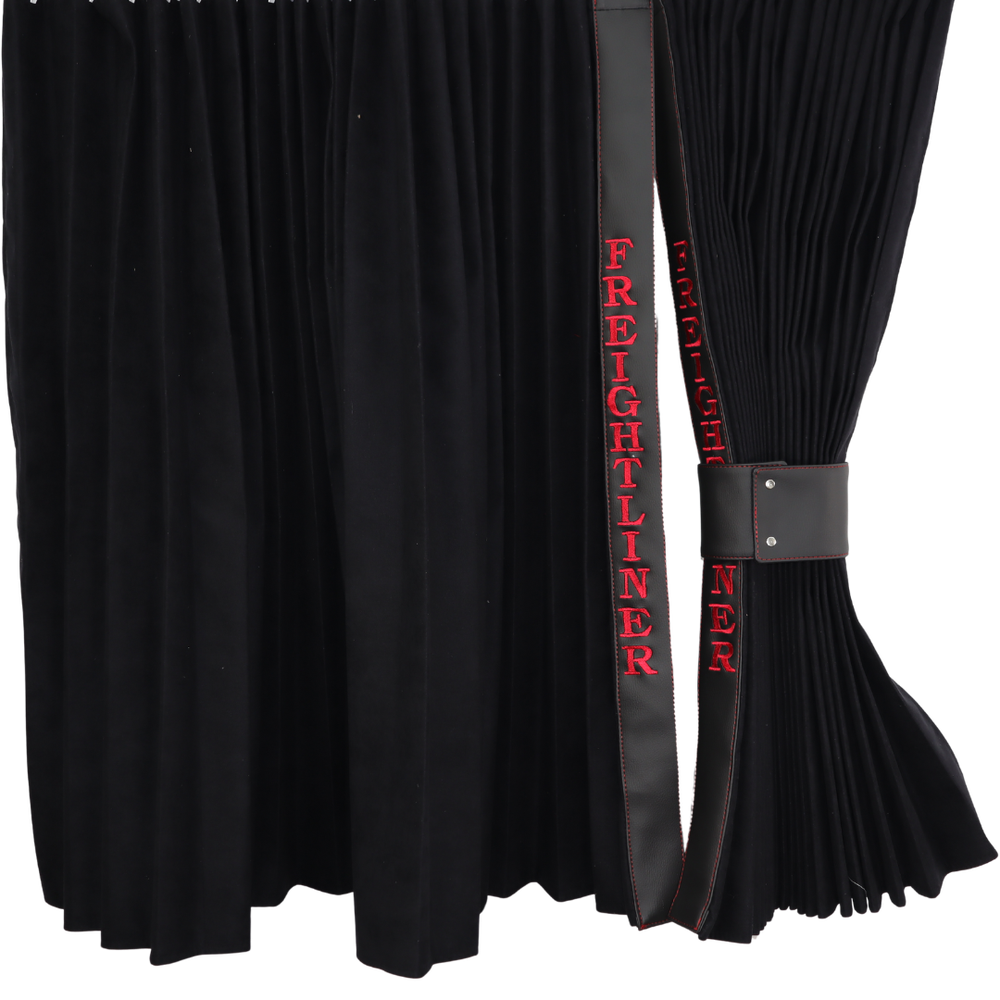 Шторы ночные FREIGHTLINER черные \Bow Folds\