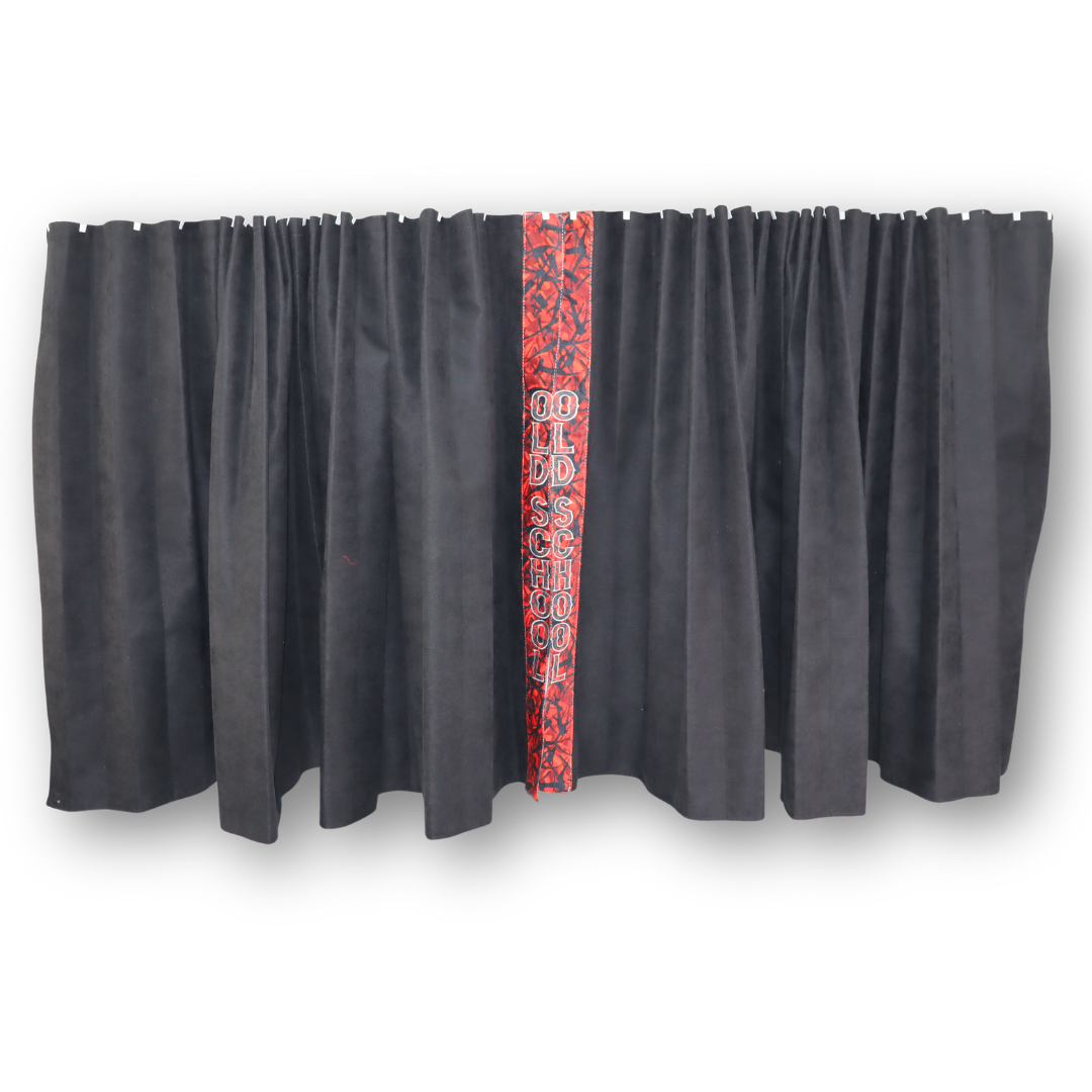 Шторы Рогожка "Bow Folds" OLD SCHOOL ночные черные 2х сторонние Шторы Рогожка "Bow Folds" OLD SCHOOL ночные черные 2х сторонние