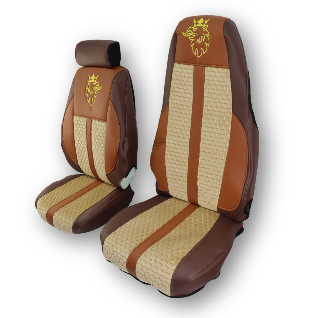 Чехол на сиденья Enterprise SCANIA R,G,P (2004-2017) водит. пилот - пасс. складное, бежевый Чехол на сиденья Enterprise SCANIA R,G,P (2004-2017) водит. пилот - пасс. складное, бежевый