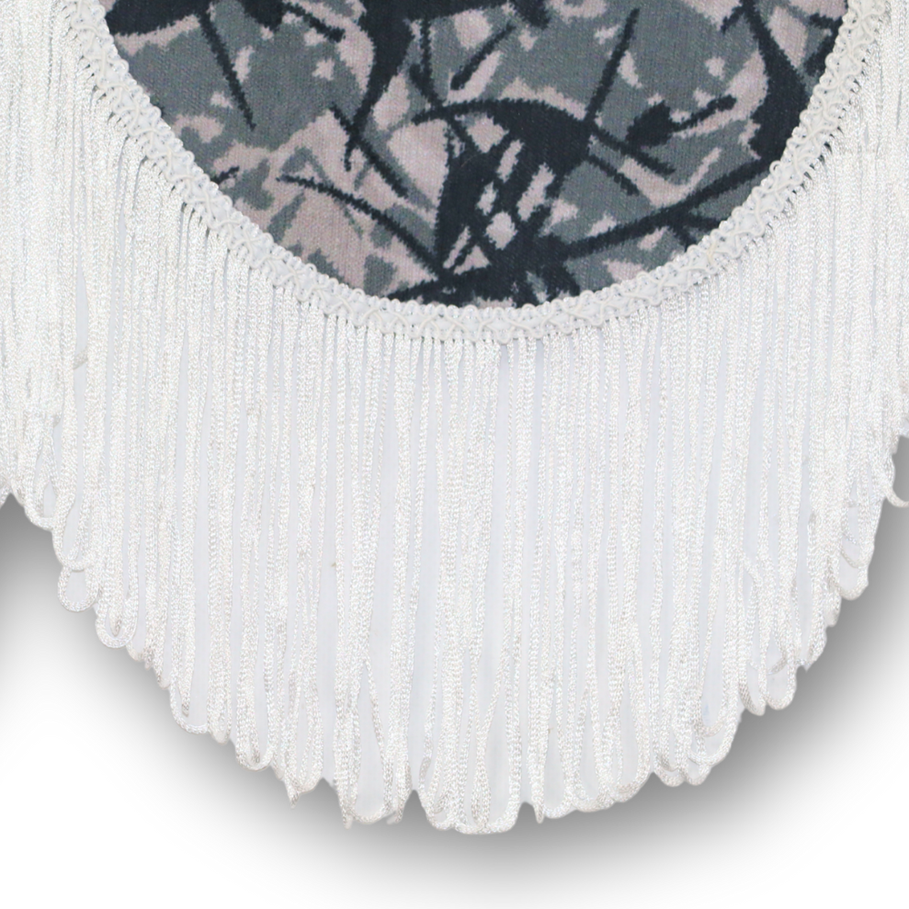 Шторка Шеніл "Holland" лоб + косинки сіра 2-х стороння Шторка Шеніл "Holland" лоб + косинки сіра 2-х стороння