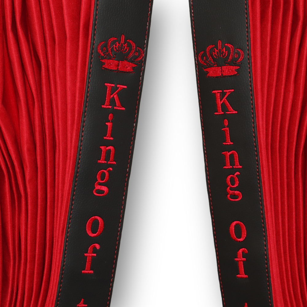 Шторы ночные KING OF THE ROAD красные \Bow Folds\