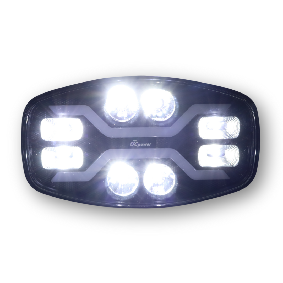 Фара DCPower LED 10-30 V (универсальная дальний свет овальная с функцией приветствия)