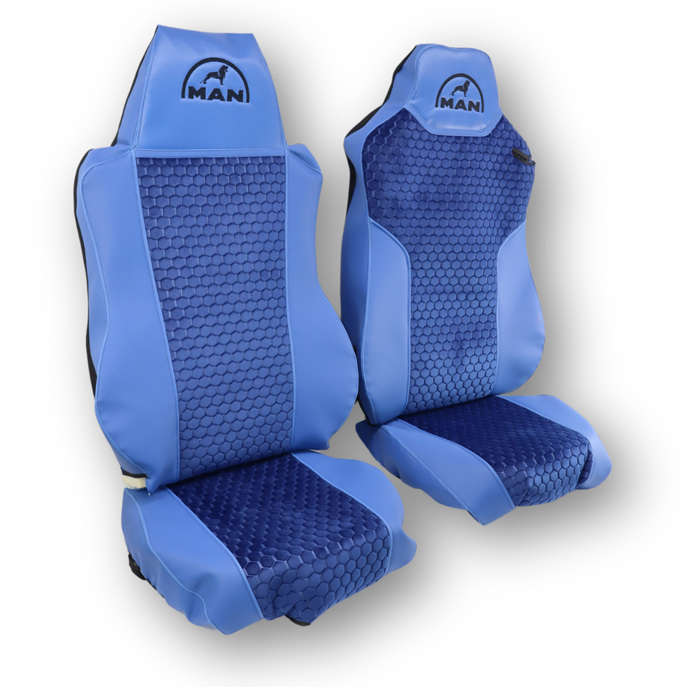 Чохол на сидіння MAN TGX,TGA,TGL,TGM,TGS; (2007-2020) 1 ремінь, водій (Низький) пасажир (Високий) Чохол на сидіння MAN TGX,TGA,TGL,TGM,TGS; (2007-2020) 1 ремінь, водій (Низький) пасажир (Високий)