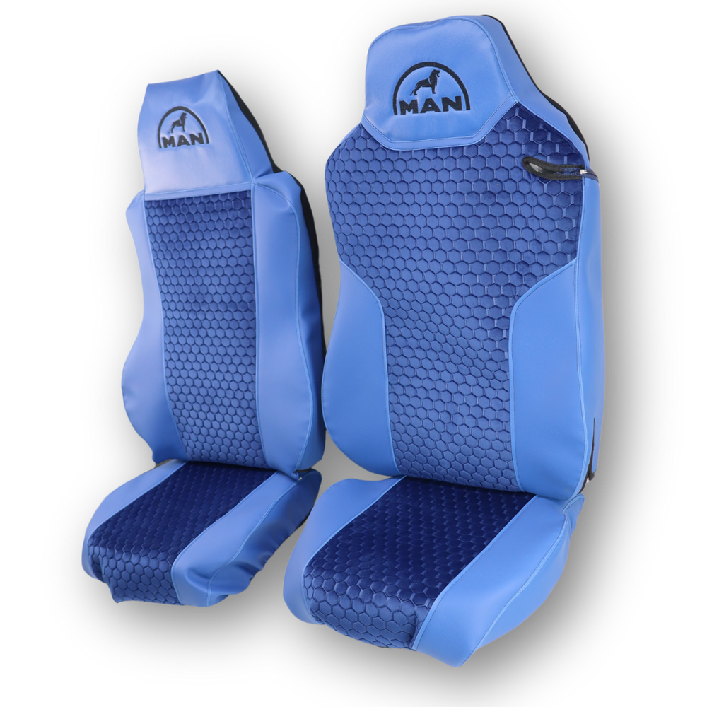 Чохол на сидіння MAN TGX,TGA,TGL,TGM,TGS; (2007-2020) 1 ремінь, водій (Низький) пасажир (Високий) Чохол на сидіння MAN TGX,TGA,TGL,TGM,TGS; (2007-2020) 1 ремінь, водій (Низький) пасажир (Високий)