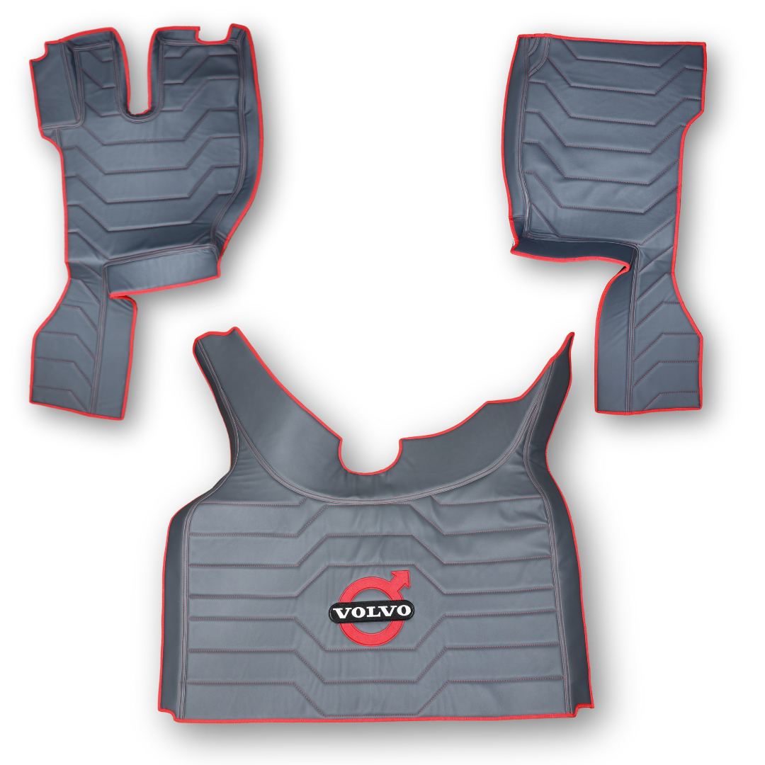 Килимок 3D Екошкіра Volvo FH Euro 6 з 2014; АКПП сірий Килимок 3D Екошкіра Volvo FH Euro 6 з 2014; АКПП сірий