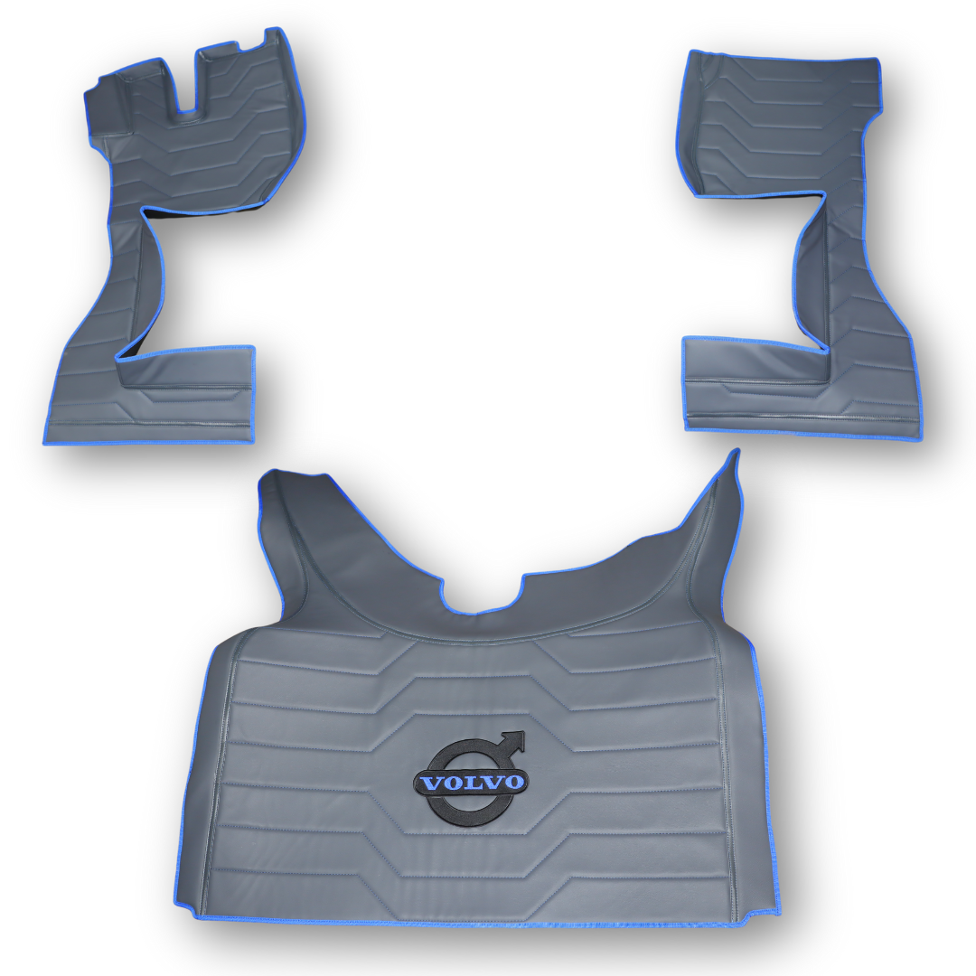 Килимок 3D Екошкіра Volvo FH Euro 6 з 2014; АКПП сірий Килимок 3D Екошкіра Volvo FH Euro 6 з 2014; АКПП сірий