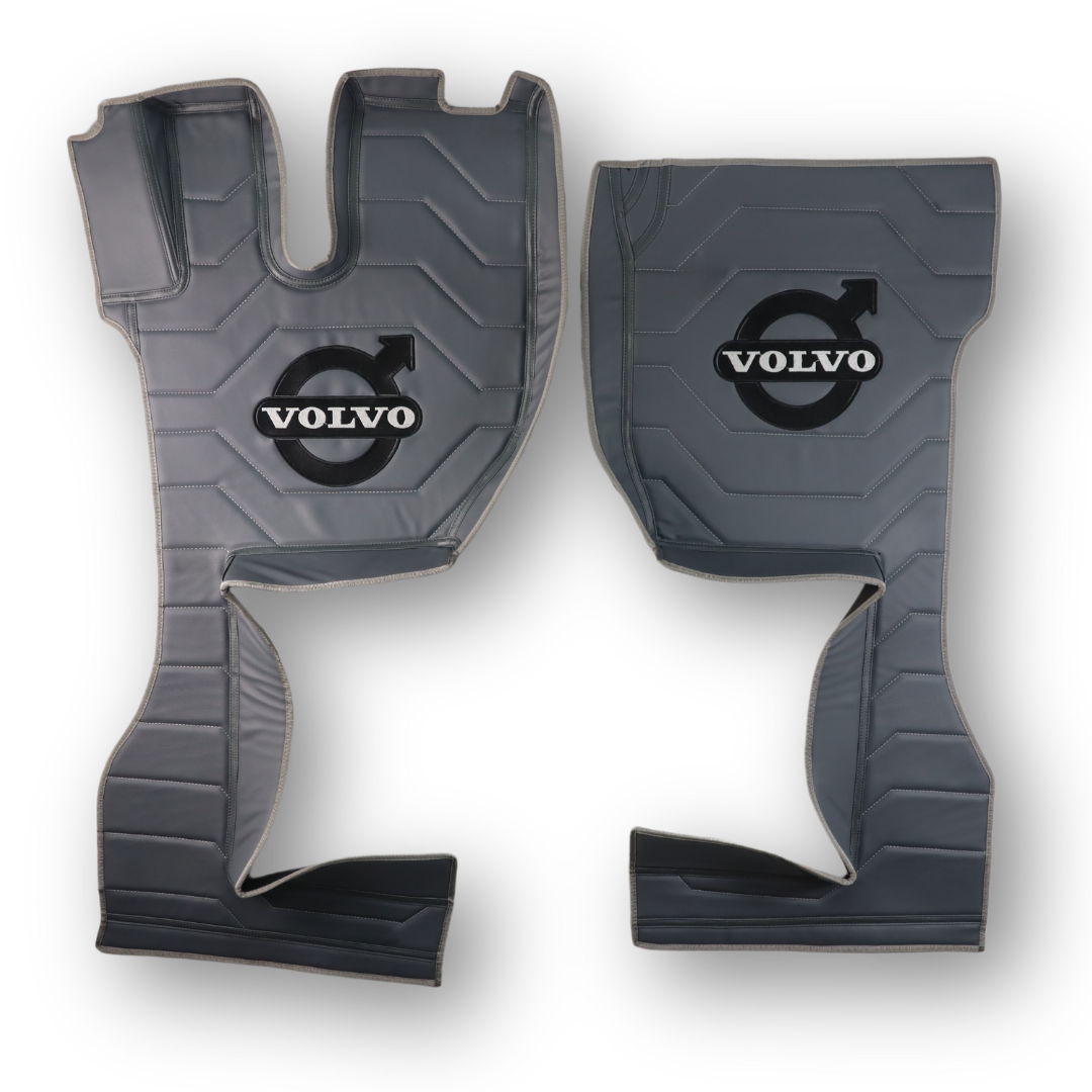 Килимок 3D Екошкіра Volvo FH Euro 6 з 2014; АКПП сірий Килимок 3D Екошкіра Volvo FH Euro 6 з 2014; АКПП сірий