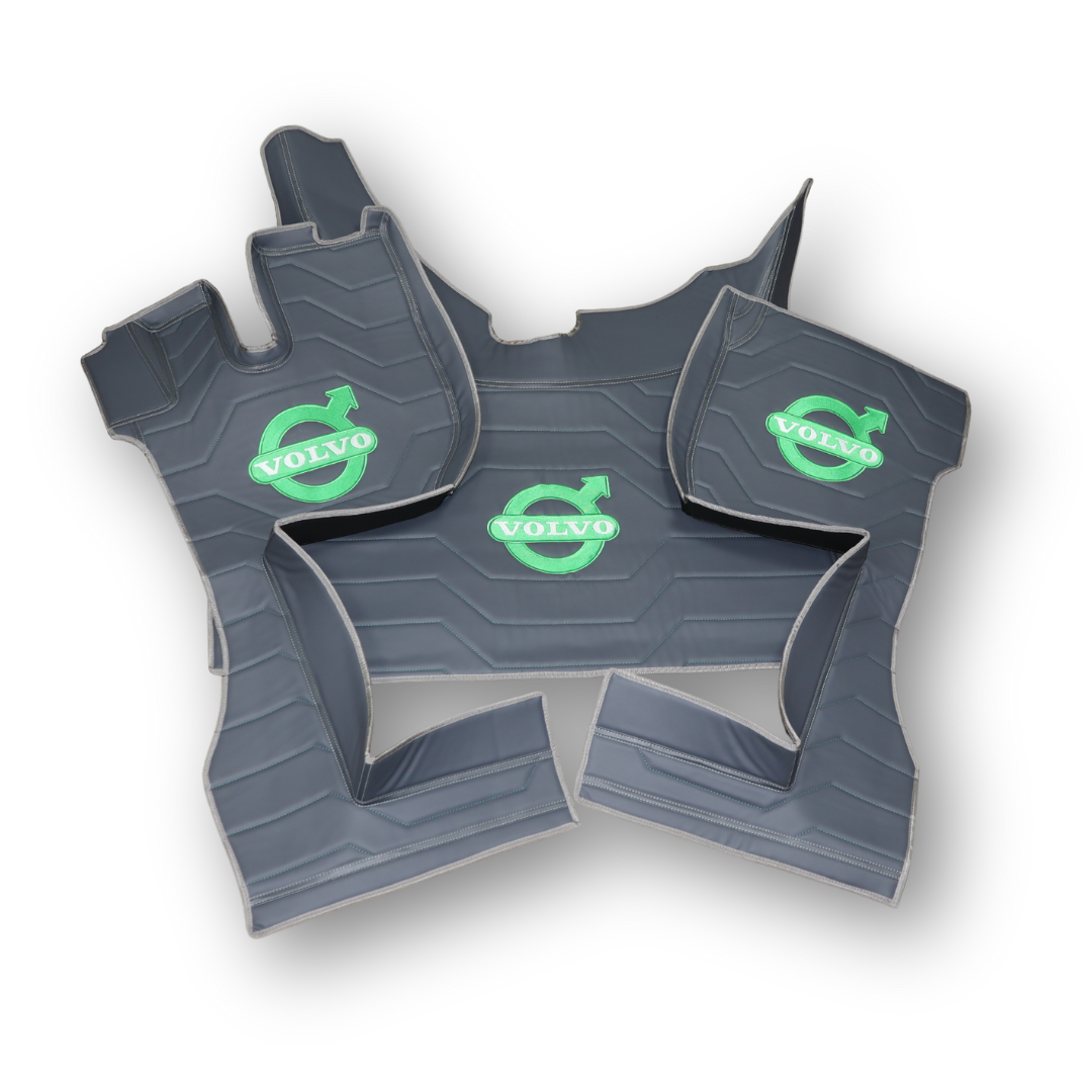 Килимок 3D Екошкіра Volvo FH Euro 6 з 2014; АКПП сірий Килимок 3D Екошкіра Volvo FH Euro 6 з 2014; АКПП сірий