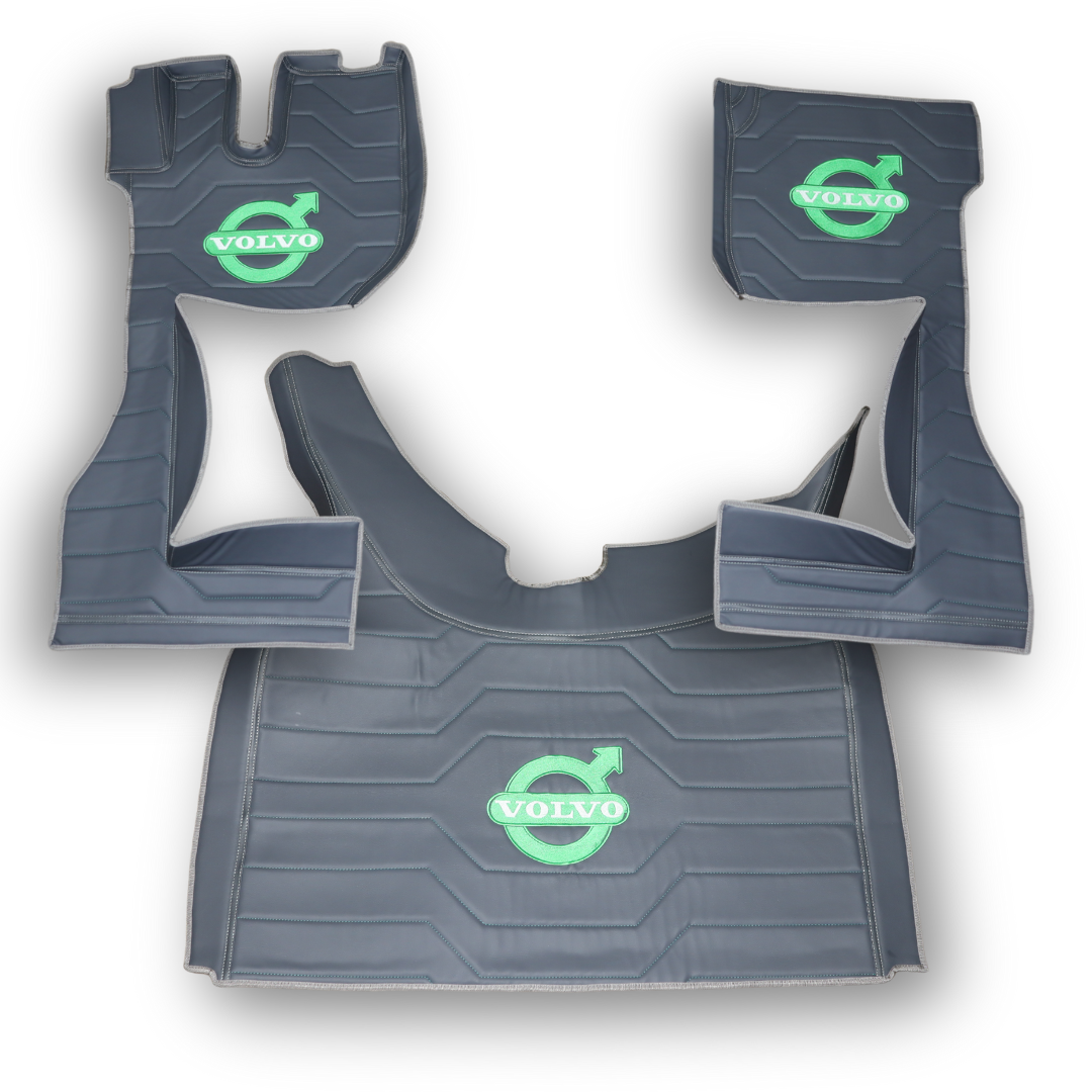 Килимок 3D Екошкіра Volvo FH Euro 6 з 2014; АКПП сірий Килимок 3D Екошкіра Volvo FH Euro 6 з 2014; АКПП сірий