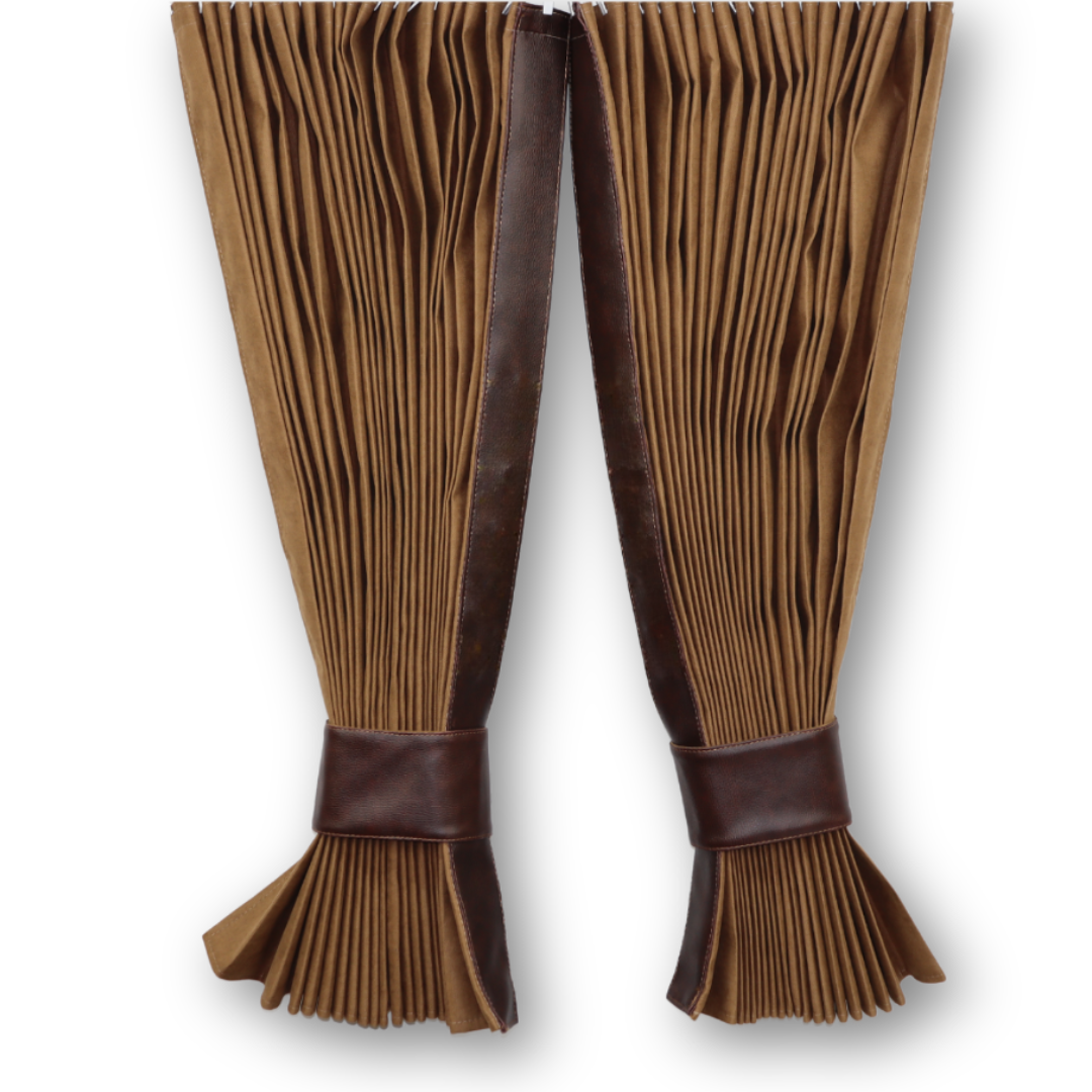 Штори Рогожка "Bow Folds" нічні коричневі Штори Рогожка "Bow Folds" нічні коричневі