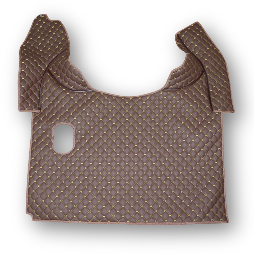 Коврик 3D Экокожа DAF XF105 2005-2013; МКПП, коричневый Коврик 3D Экокожа DAF XF105 2005-2013; МКПП, коричневый