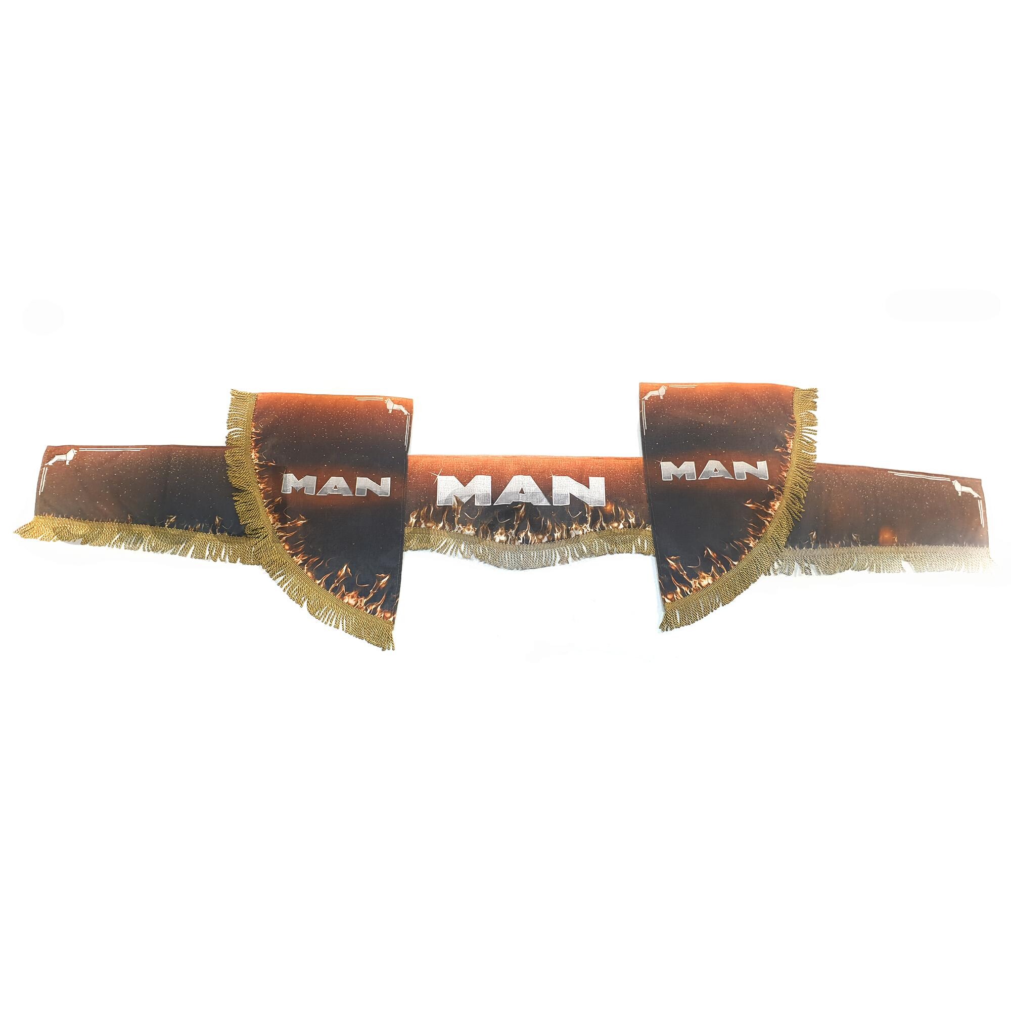 Шторка комп. MAN коричневый