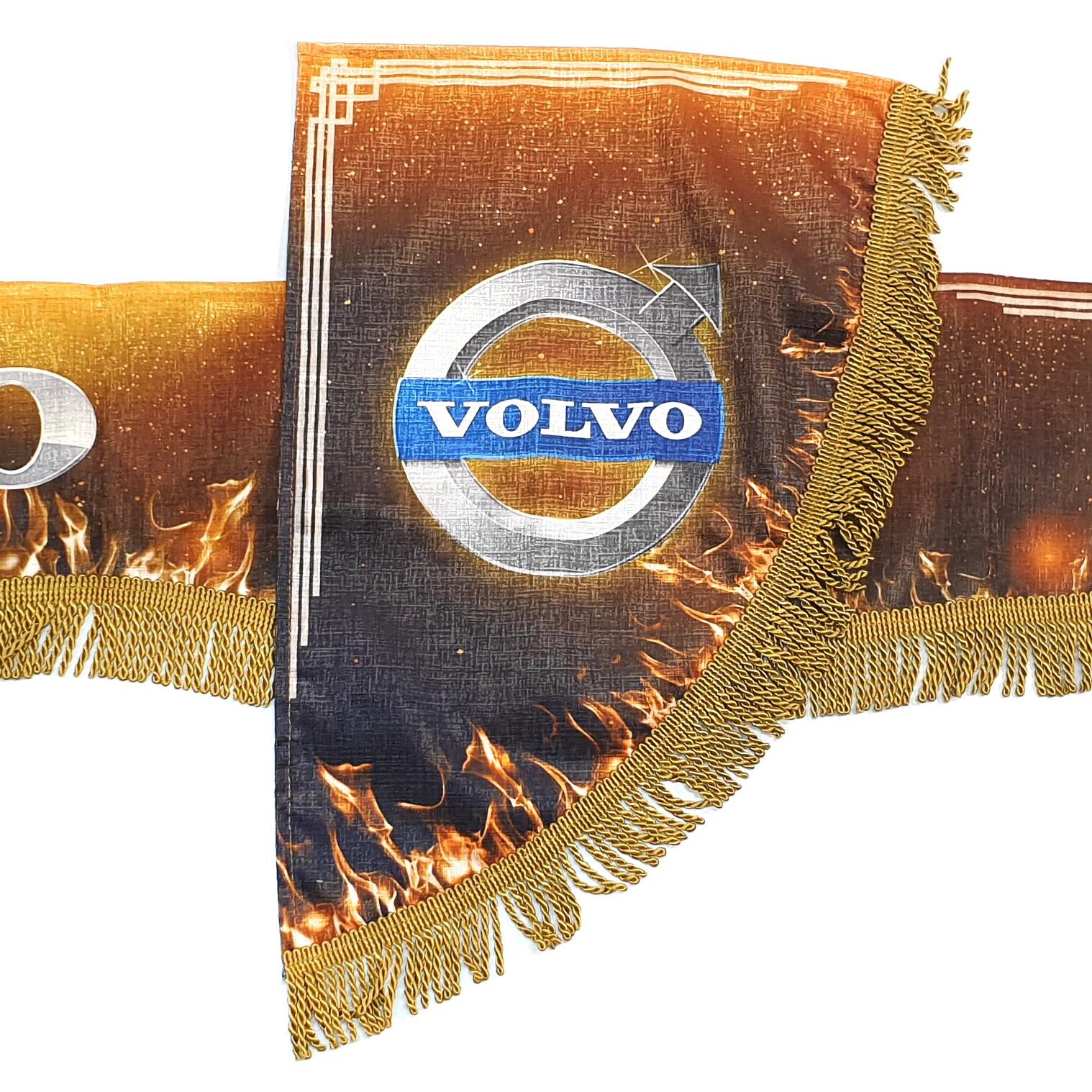 Шторка комп. VOLVO коричневый