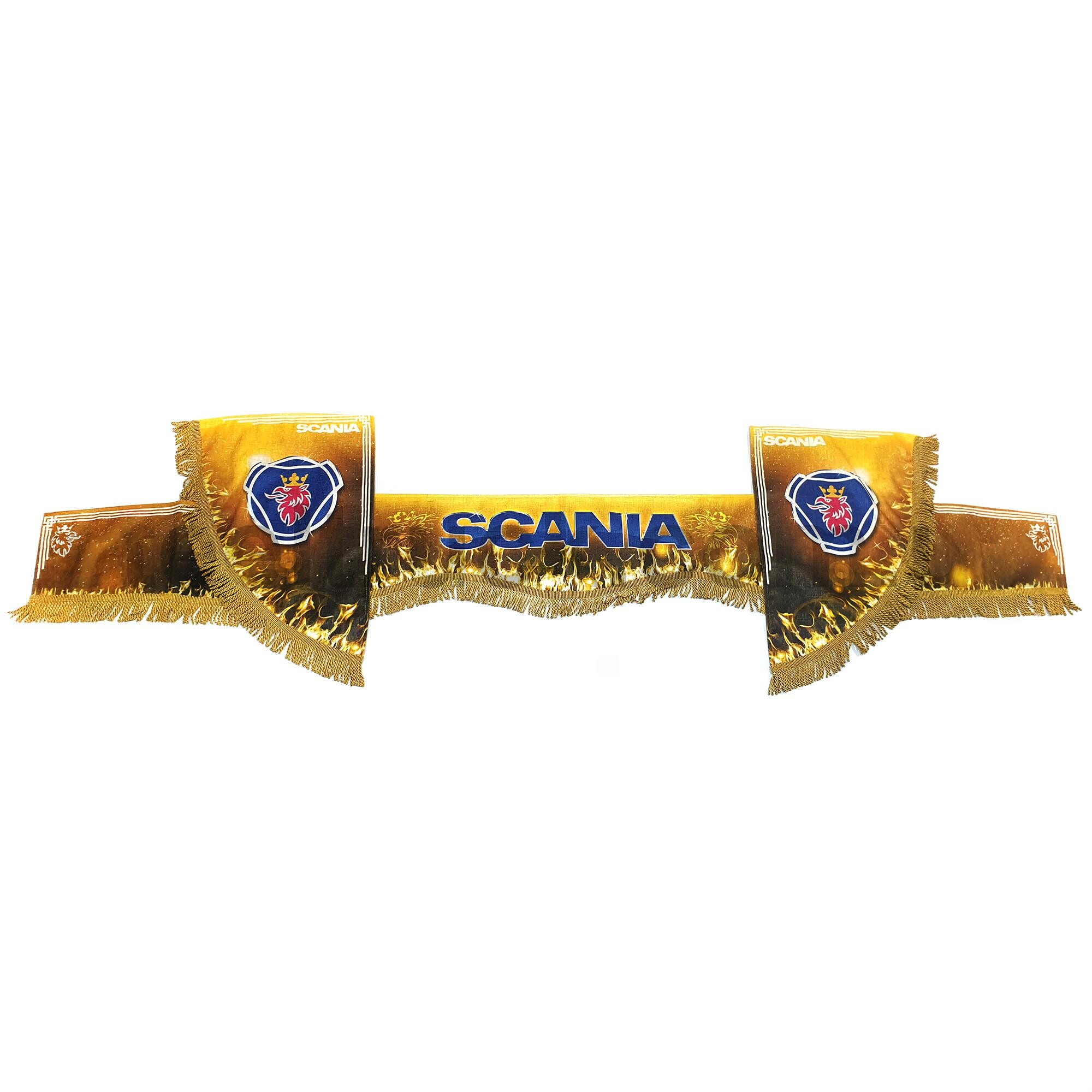 Шторка комп. SCANIA золотой