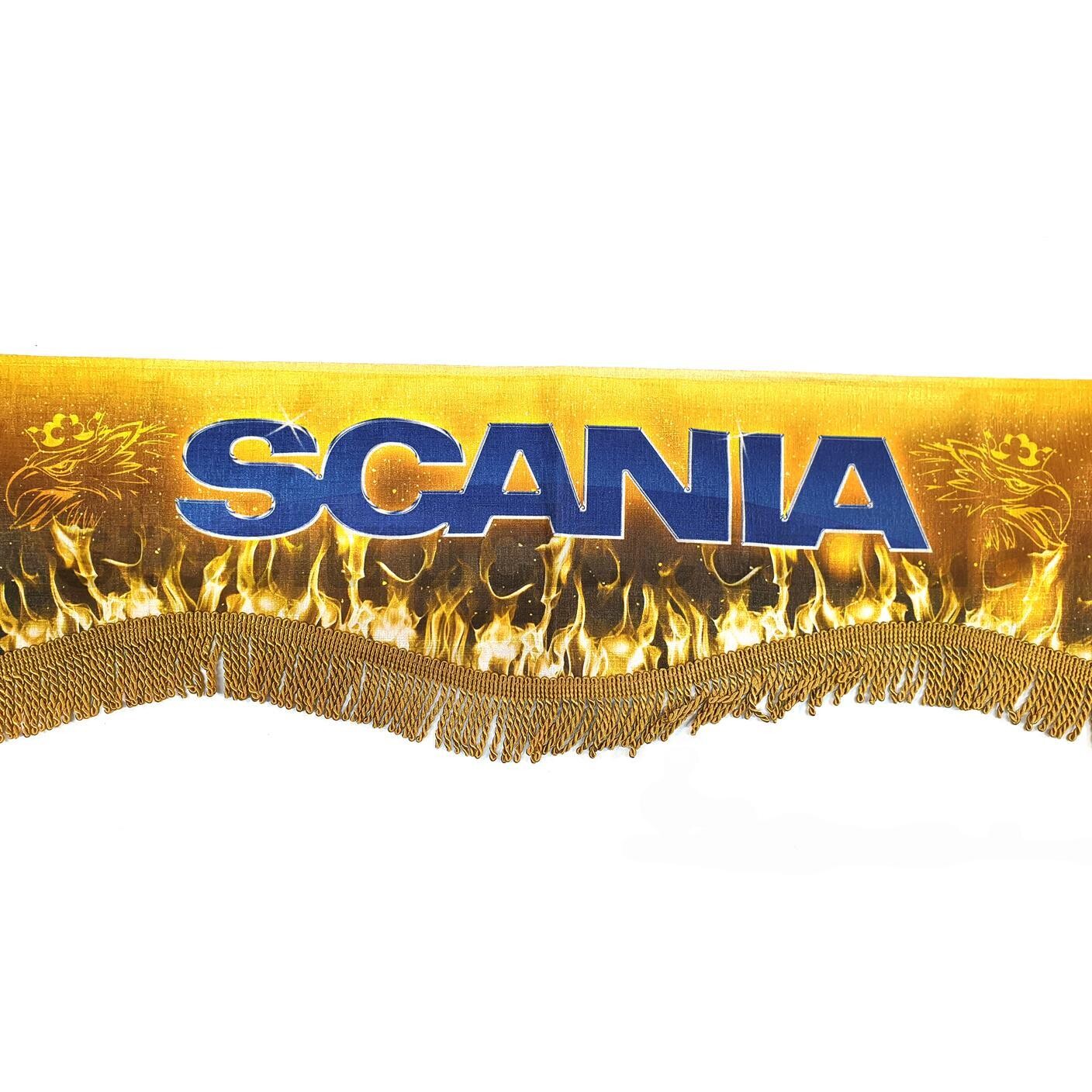 Шторка комп. SCANIA золотой