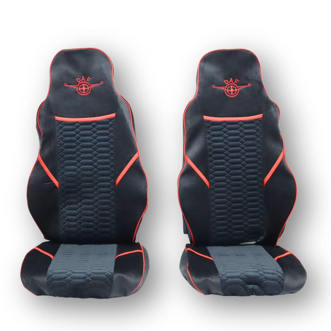 Чехол на сиденья KADIFE Велюр DAF XF95 105 CF85 75 65 LF (2002-2012) черный Чехол на сиденья KADIFE Велюр DAF XF95 105 CF85 75 65 LF (2002-2012) черный