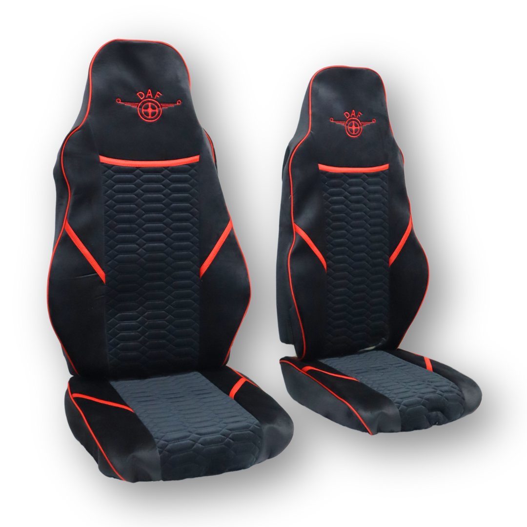 Чехол на сиденья KADIFE Велюр DAF XF95 105 CF85 75 65 LF (2002-2012) черный Чехол на сиденья KADIFE Велюр DAF XF95 105 CF85 75 65 LF (2002-2012) черный