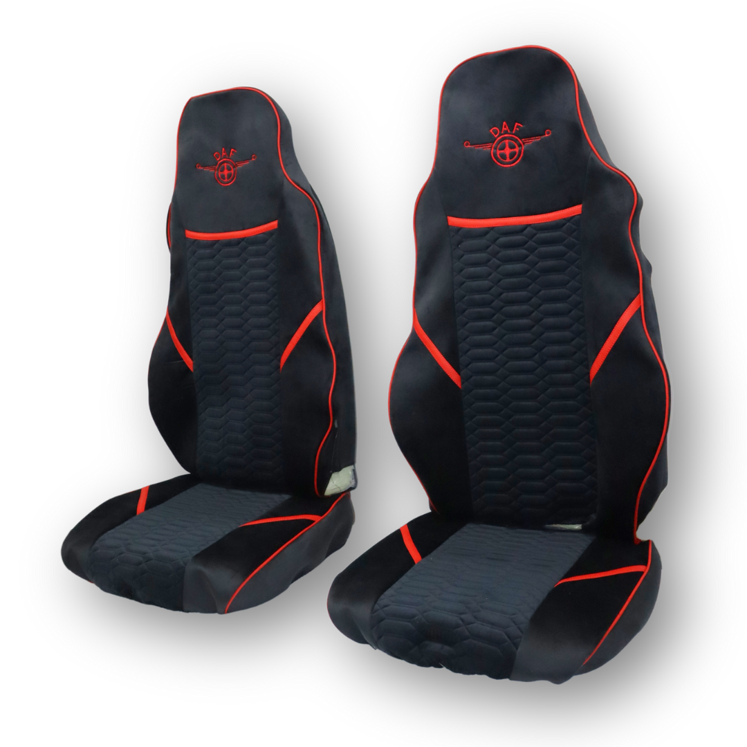 Чехол на сиденья KADIFE Велюр DAF XF95 105 CF85 75 65 LF (2002-2012) черный Чехол на сиденья KADIFE Велюр DAF XF95 105 CF85 75 65 LF (2002-2012) черный