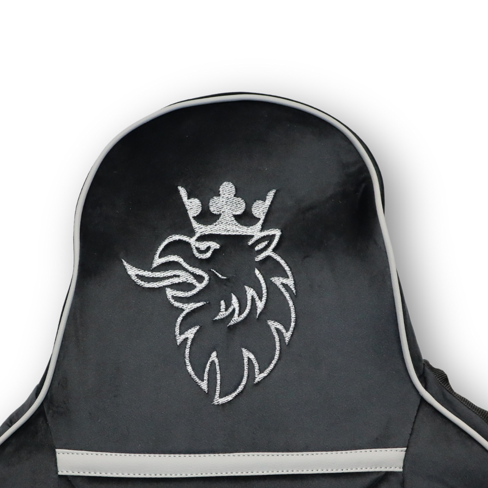 Чехол на сиденья SCANIA R,G,P,S (2014-...) водит. монолит - пасс. пилот, черный велюр Чехол на сиденья SCANIA R,G,P,S (2014-...) водит. монолит - пасс. пилот, черный велюр