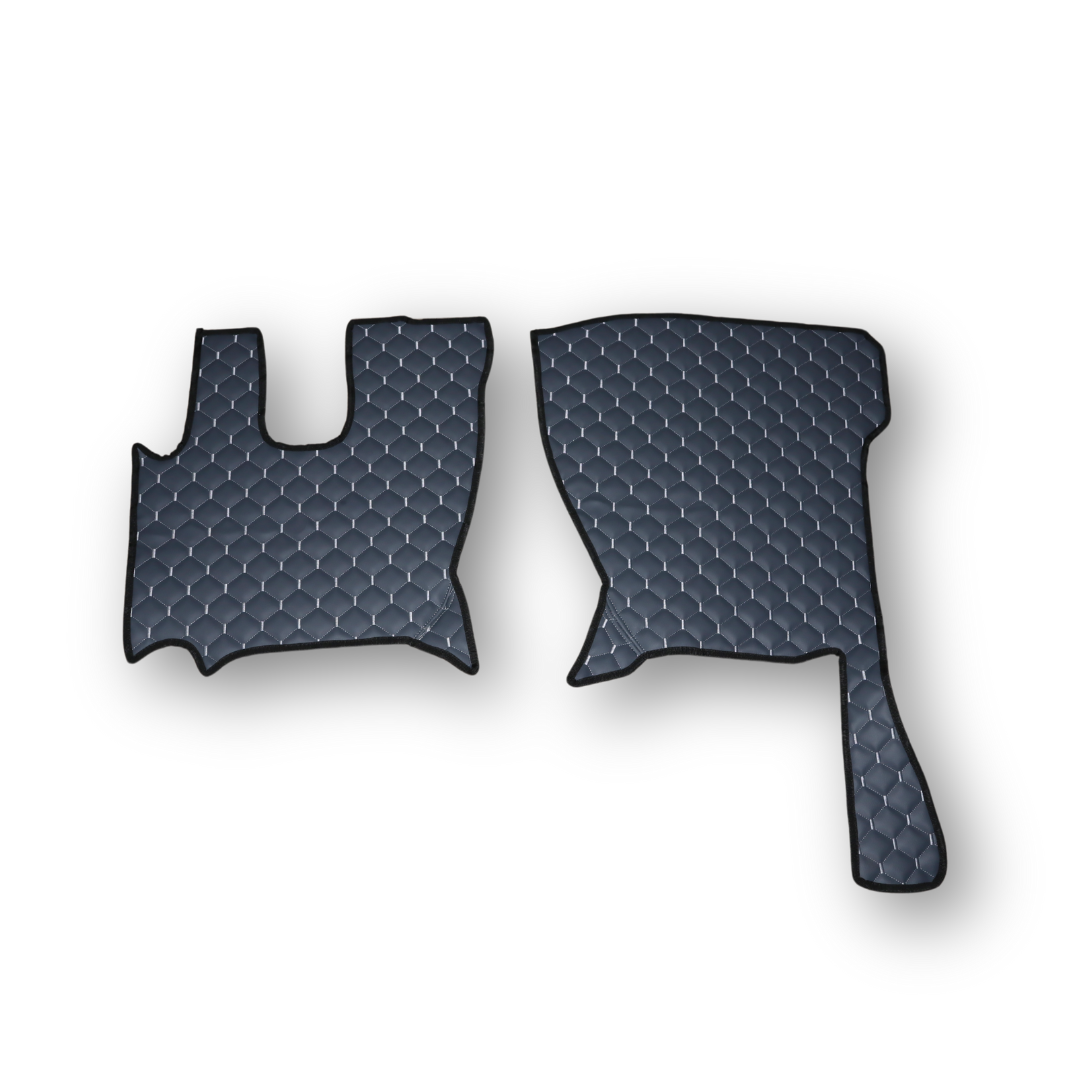 Коврик Экокожа RENAULT Premium 2006-2013; АКПП, МКПП, серый с вышивкой, АСП Коврик Экокожа RENAULT Premium 2006-2013; АКПП, МКПП, серый с вышивкой, АСП