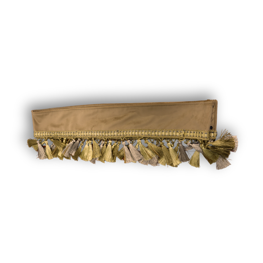 Шторка ночные "ВЕЛЮР", золотая