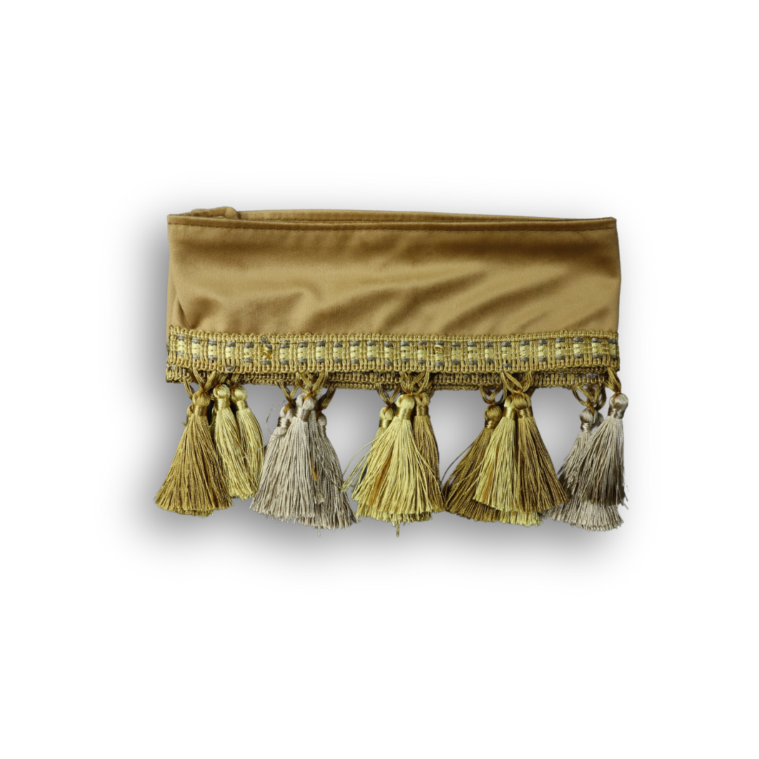 Шторка ночные "ВЕЛЮР", золотая