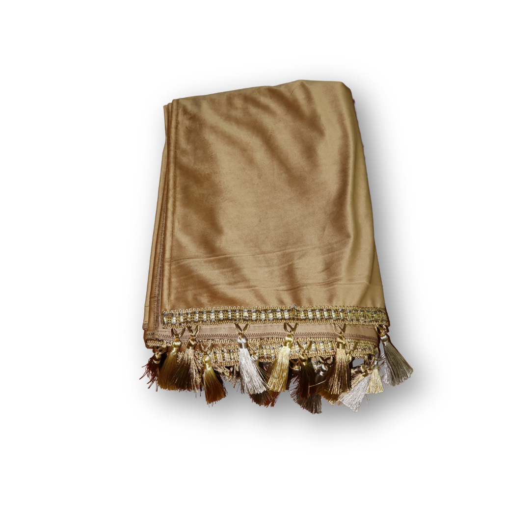 Шторка ночные "ВЕЛЮР", золотая