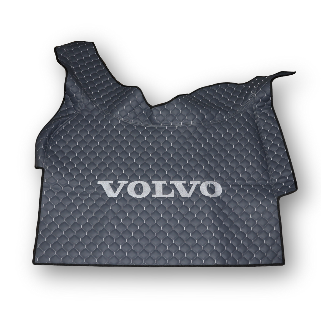 Килимок Екошкіра VOLVO FH EURO 6 з 2014; АКПП, сірий з вишивкою, АСП Килимок Екошкіра VOLVO FH EURO 6 з 2014; АКПП, сірий з вишивкою, АСП