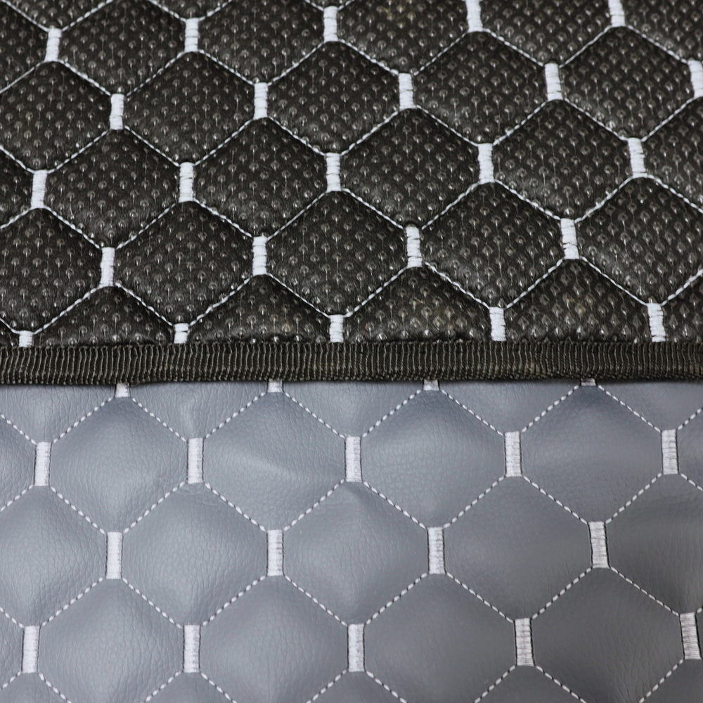 Килимок Екошкіра VOLVO FH EURO 6 з 2014; АКПП, сірий з вишивкою, АСП Килимок Екошкіра VOLVO FH EURO 6 з 2014; АКПП, сірий з вишивкою, АСП