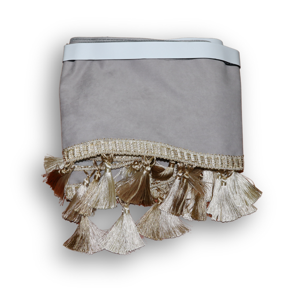 Шторка Рогожка "Double-Sided" VOLVO лоб + косинки сіра 2-х стороння