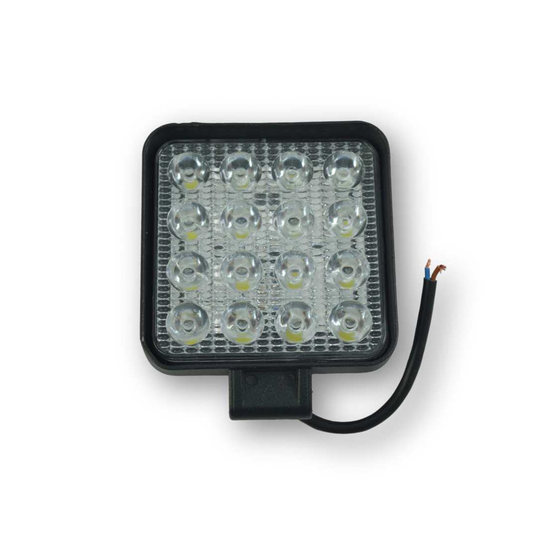 Фара универсальная диодная LED (16 диодов DC9-60V)\квадрат.\