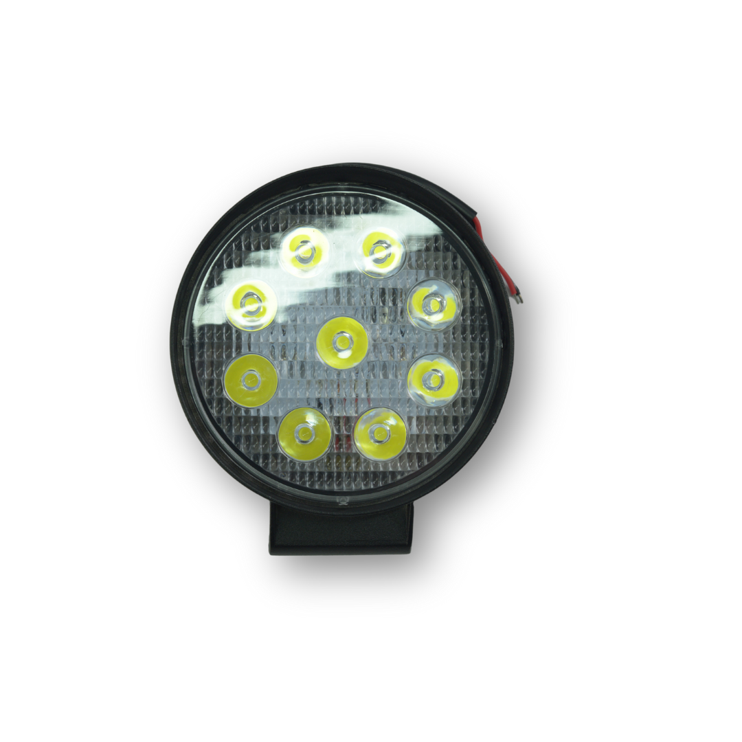 Фара дополнительная LED  (9 диодов 21W) \круглая\.
