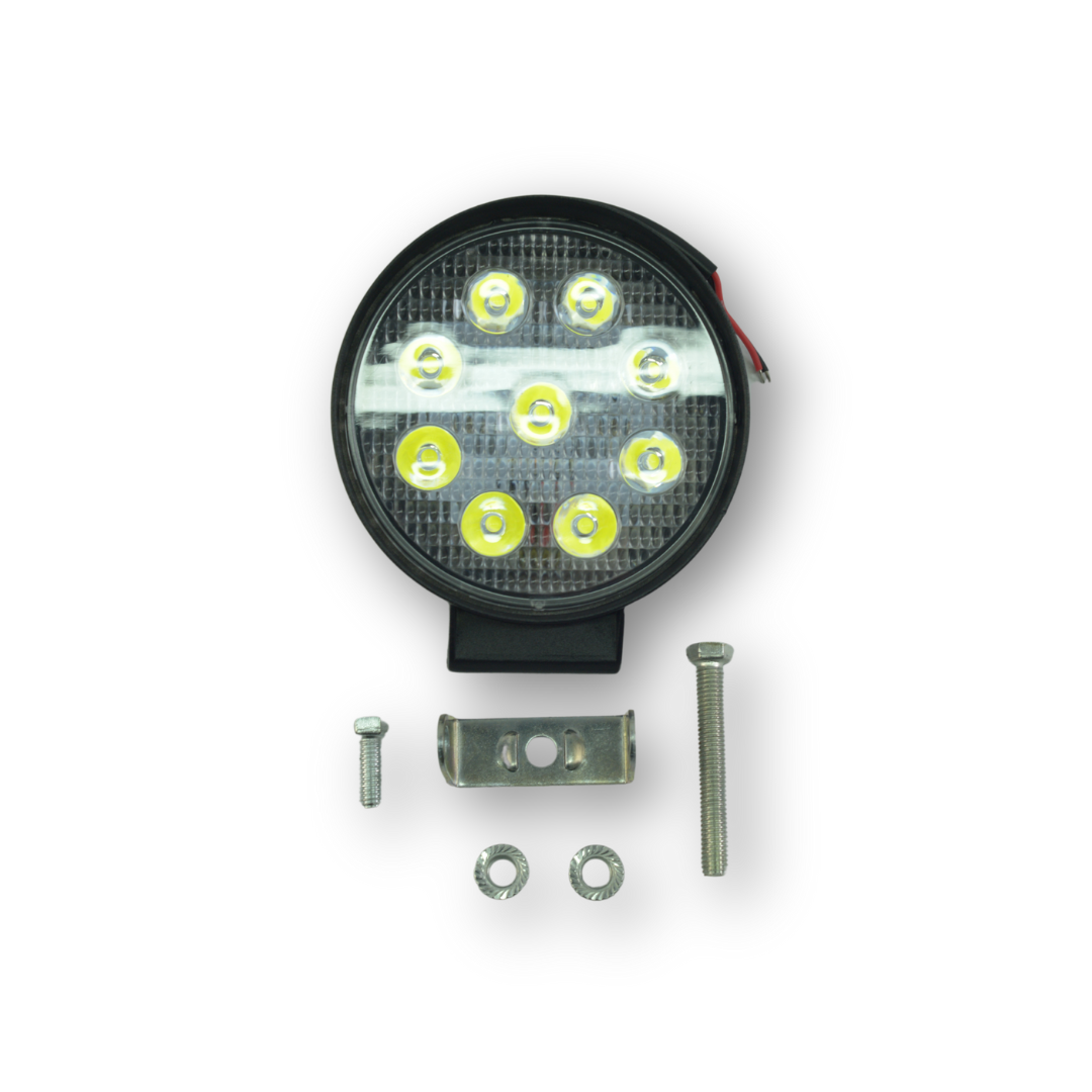 Фара дополнительная LED  (9 диодов 21W) \круглая\.