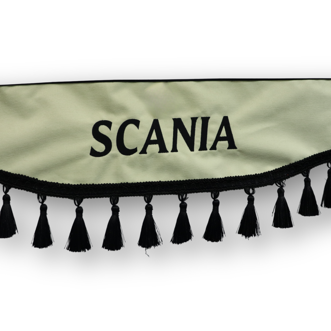 Шторка РОГОЖКА "Wave" SCANIA лоб+косынки бежевый