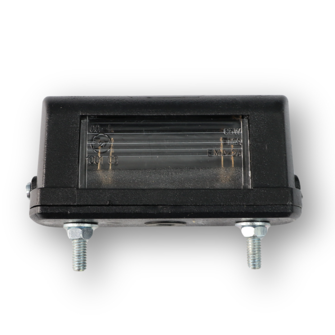 Подсветка номера черная 85X30, лампочка AC (HORPOL) Подсветка номера черная 85X30, лампочка AC (HORPOL)